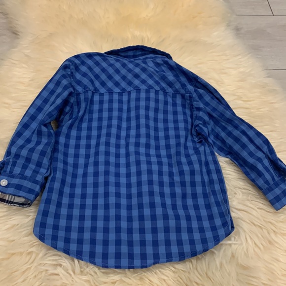 U.S. Polo Assn. 24M Blue Striped Button-Down Dress Shirt - Picture 7 of 7